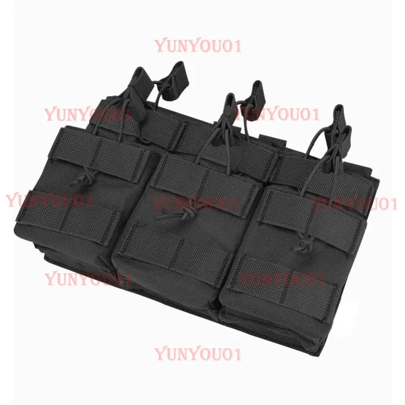 Professional Magazine Loading M4 Dual Magazine Bag Quick Extraction Design 500D Nylon Ranger Green