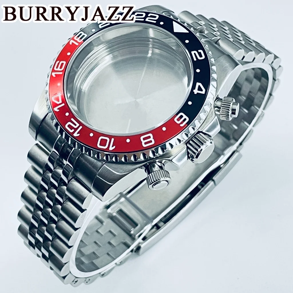 40mm VK63 Sapphire Crystal Watch Bracelet with Sliding Lock Quartz Movement 30mm Dial Compatible with VK63A And VK64 Models
40mm VK63 Sapphire Crystal Watch Bracelet with Sliding Lock Quartz Movement 30mm Dial Compatible with VK63A And VK64 Models