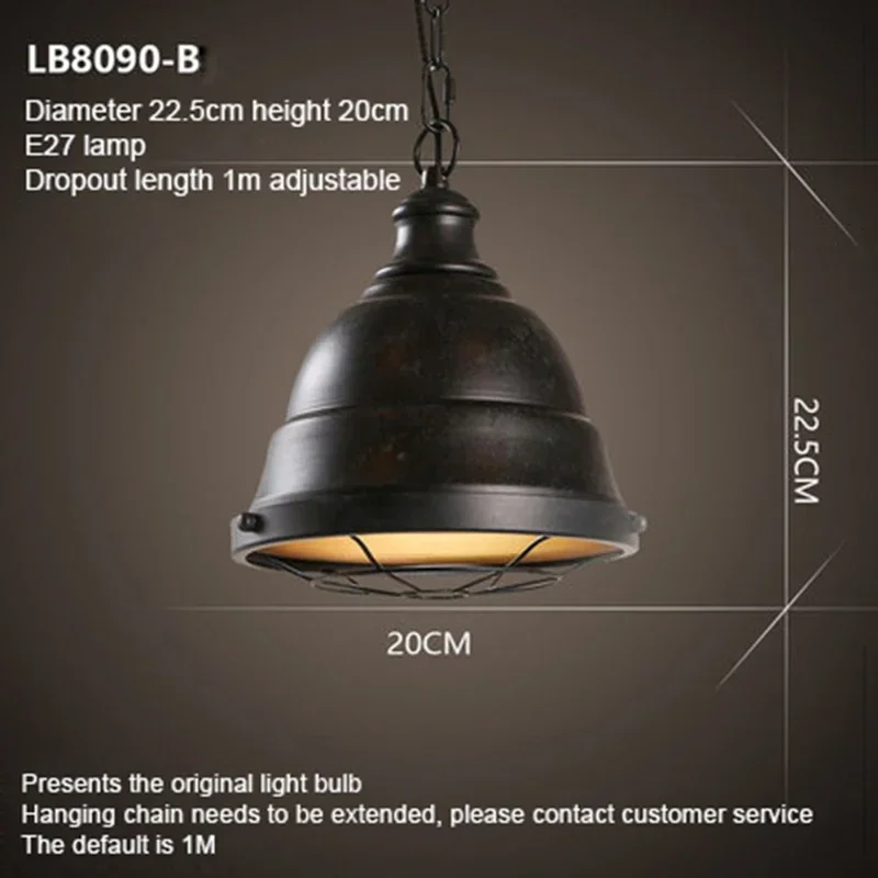 Retro Industrial Iron Wind Lamp Retro Iron Loft Bar Coffee American Style Lamp Multithread Lid Bar Pendant Light For Dining
Retro Industrial Iron Wind Lamp Retro Iron Loft Bar Coffee American Style Lamp Multithread Lid Bar Pendant Light For Dining
