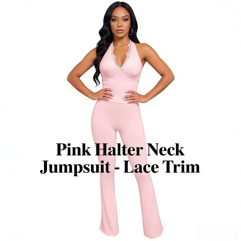 2026 New European and American Solid Color V-Neck Halter Yoga Jumpsuit with Flared Pants
2026 New European and American Solid Color V-Neck Halter Yoga Jumpsuit with Flared Pants