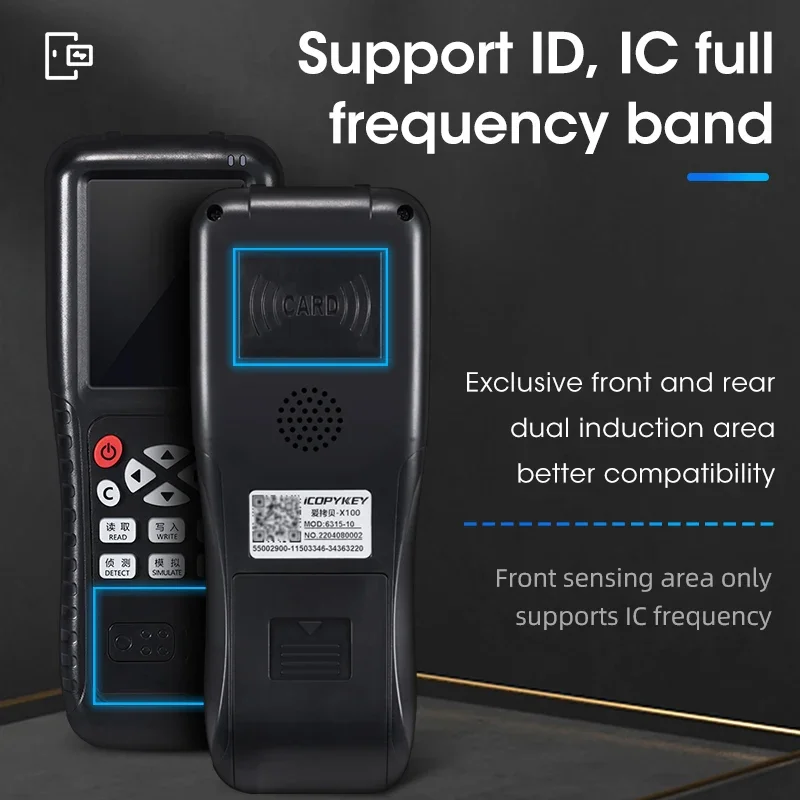 Считыватель смарт-карт, записывающее устройство, копир RFID X100, USB-порт, карта доступа, программатор, шифрованные ключи 125 кГц, 13,56 МГц
Считыватель смарт-карт, записывающее устройство, копир RFID X100, USB-порт, карта доступа, программатор, шифрованные ключи 125 кГц, 13,56 МГц