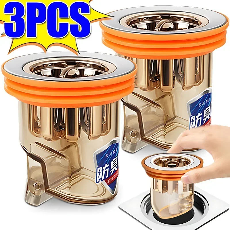 Gravity-Induction Floor Drain-Core Toilet Deodorant Anti-Odor No Smell Bathroom Toilet Sewer Shower Drain for Bathtub Kitchen
Gravity-Induction Floor Drain-Core Toilet Deodorant Anti-Odor No Smell Bathroom Toilet Sewer Shower Drain for Bathtub Kitchen