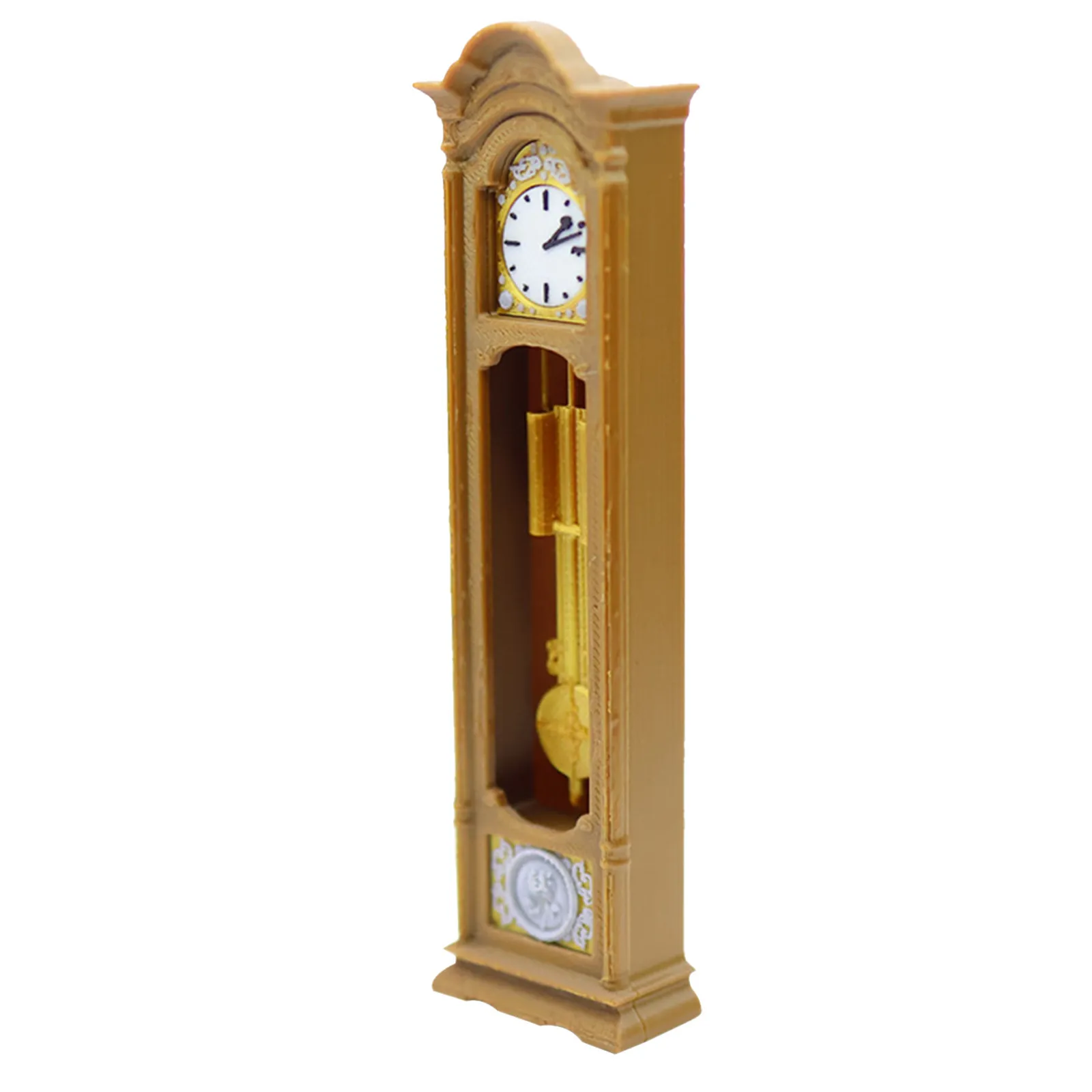 Miniature Dollhouse Clock 1:12 Scale Vintage European Design Floor Standing Decor Pendulum Feature Miniature Home Office Setup
Miniature Dollhouse Clock 1:12 Scale Vintage European Design Floor Standing Decor Pendulum Feature Miniature Home Office Setup