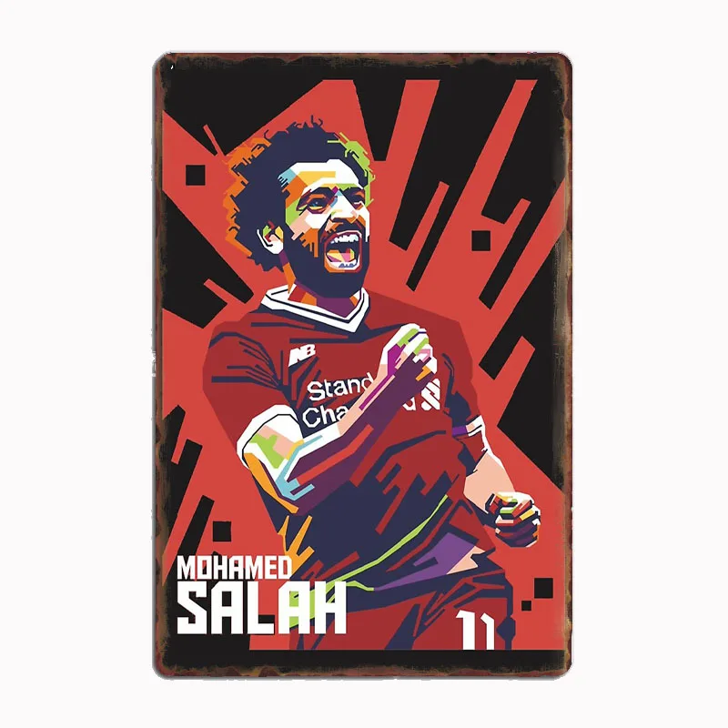 Mohamed Salah Celebrates Poster Football Player Retro Metal Sign Club Indoor Room Decor Custom Tin Home Wall Decor
Mohamed Salah Celebrates Poster Football Player Retro Metal Sign Club Indoor Room Decor Custom Tin Home Wall Decor