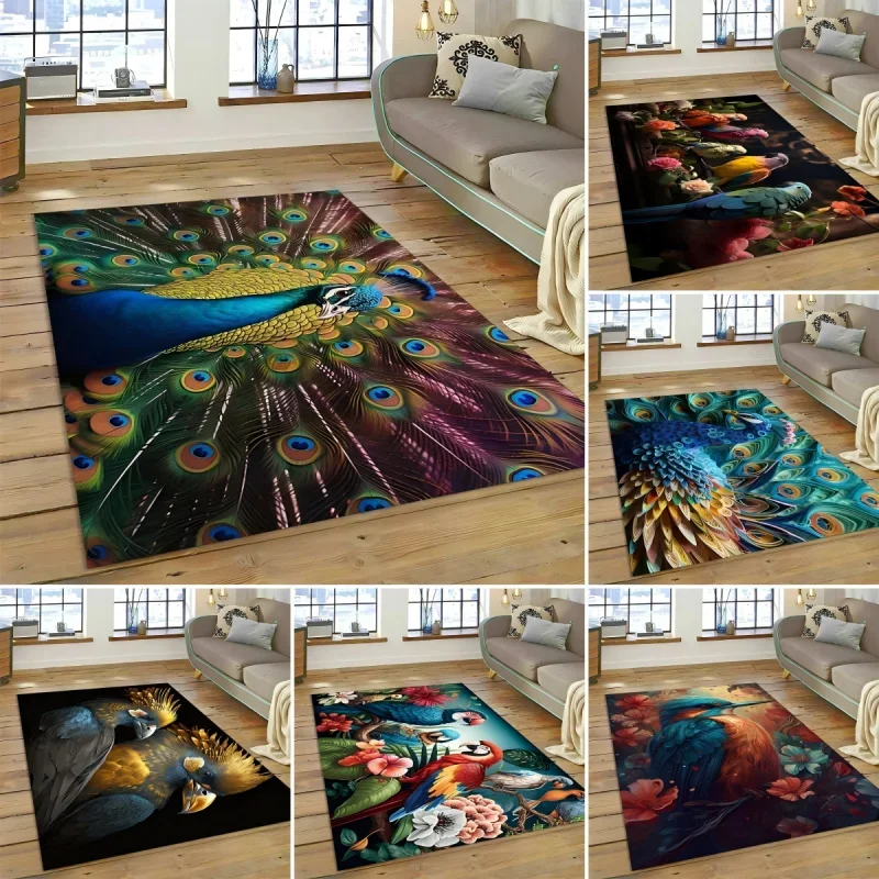 Cute Dream Bird Parrot Peacock Carpet Living Room Bathroom Decor Rug Mechanical Washable Mat Non-slip Floor Mat Entrance Doormat
Cute Dream Bird Parrot Peacock Carpet Living Room Bathroom Decor Rug Mechanical Washable Mat Non-slip Floor Mat Entrance Doormat