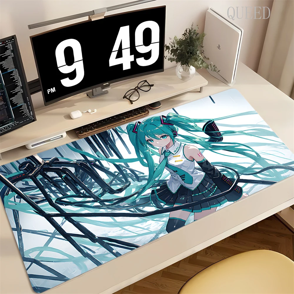 Популярный коврик для мыши H-Hatsune Cute Miku, нескользящий резиновый коврик для мыши с блокировкой края, игровой игровой коврик для девочек в стиле аниме для ноутбука, ПК, компьютера
Популярный коврик для мыши H-Hatsune Cute Miku, нескользящий резиновый коврик для мыши с блокировкой края, игровой игровой коврик для девочек в стиле аниме для ноутбука, ПК, компьютера