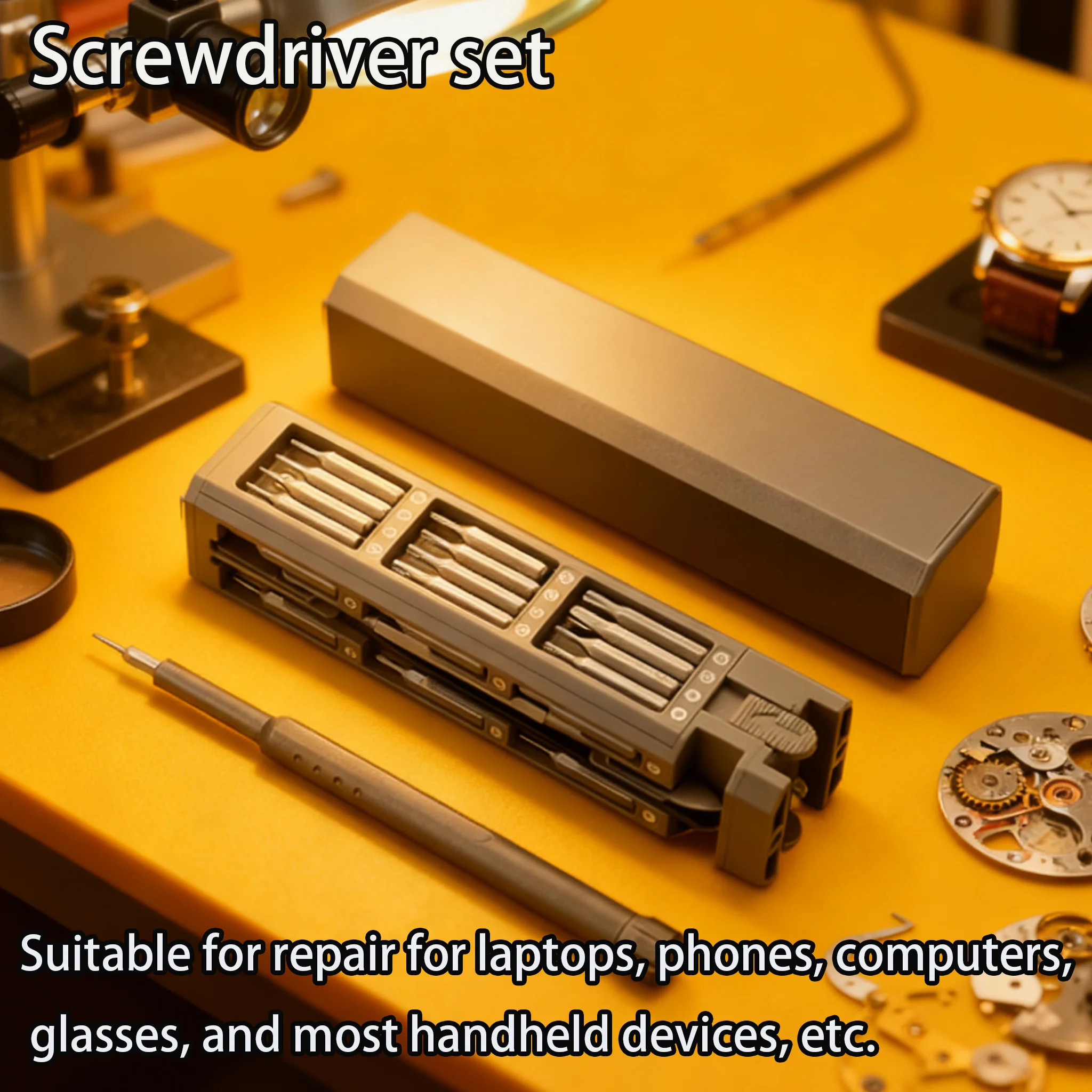 Precision Screwdriver Set 8/46 in 1 Torx Hex Phillips Magnetic Screwdriver Phone Watch Laptop Mini Repair Tools
Precision Screwdriver Set 8/46 in 1 Torx Hex Phillips Magnetic Screwdriver Phone Watch Laptop Mini Repair Tools