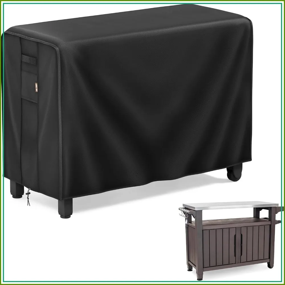 52 inch Outdoor Prep Table Cover for Keter Unity XL Rolling Cart, 600D Heavy Duty Waterproof, Grill Dining Kitchen Island Cart Protective Cover
52 inch Outdoor Prep Table Cover for Keter Unity XL Rolling Cart, 600D Heavy Duty Waterproof, Grill Dining Kitchen Island Cart Protective Cover