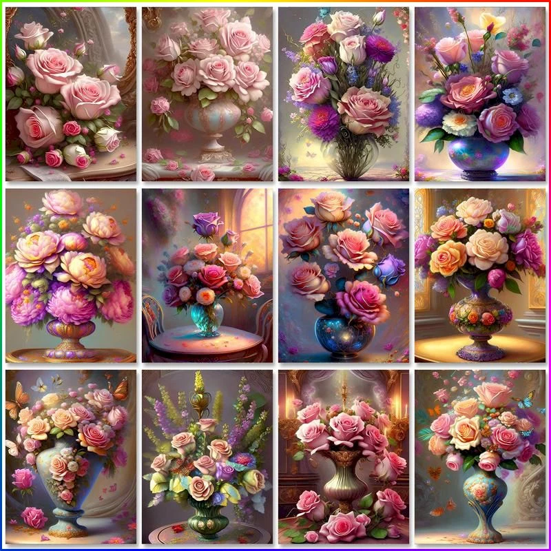 SDOYUNO Full Square Drill Diamond Embroidery Flower New Diamond Painting Picture Mosaic Art Rhinestones Pattern Home Decor
SDOYUNO Full Square Drill Diamond Embroidery Flower New Diamond Painting Picture Mosaic Art Rhinestones Pattern Home Decor