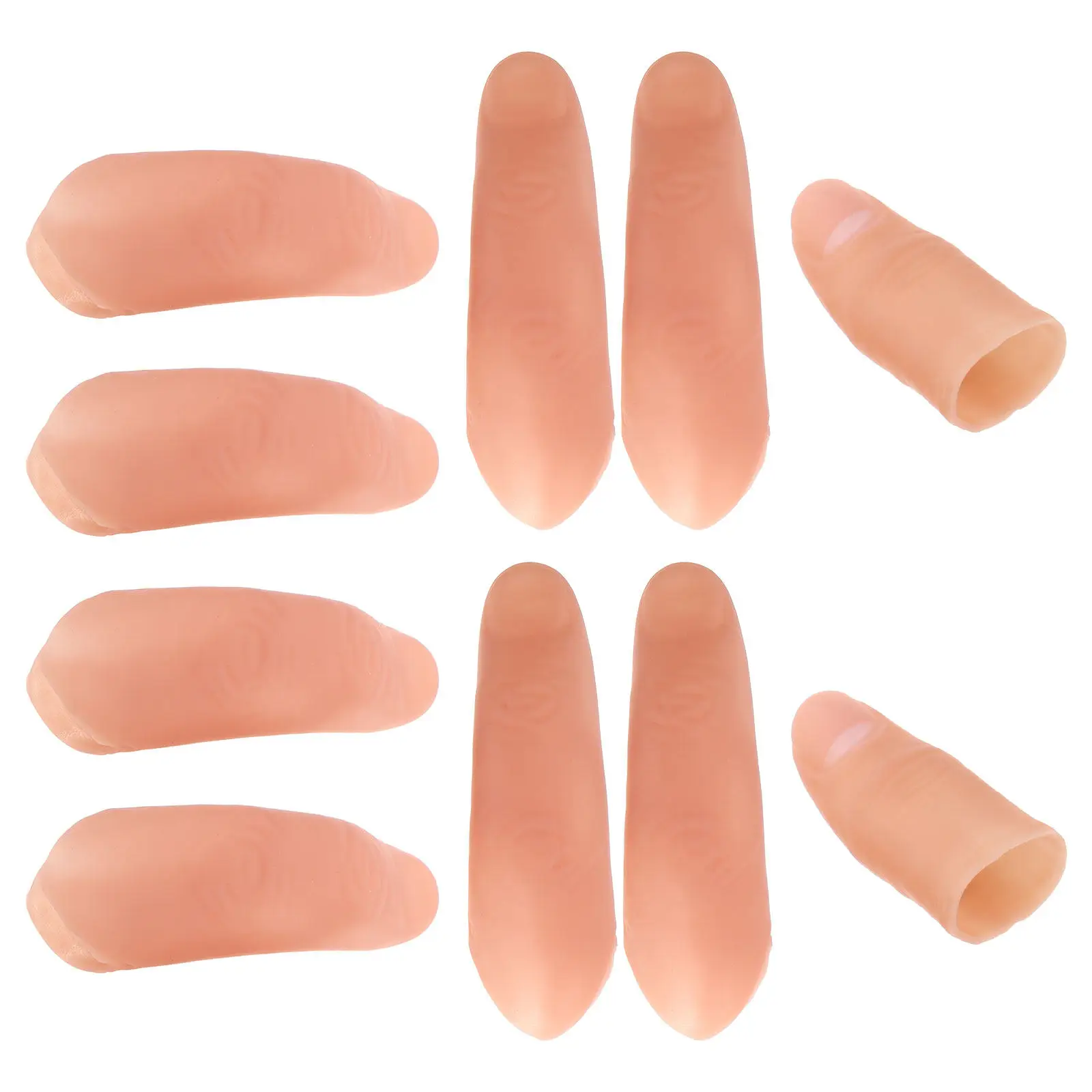 10Pcs Realistic Magic Fake Fingers Props Lightweight Vinyl Simulation Sleeves for Stage Performance Magician Cosplay Party
10Pcs Realistic Magic Fake Fingers Props Lightweight Vinyl Simulation Sleeves for Stage Performance Magician Cosplay Party