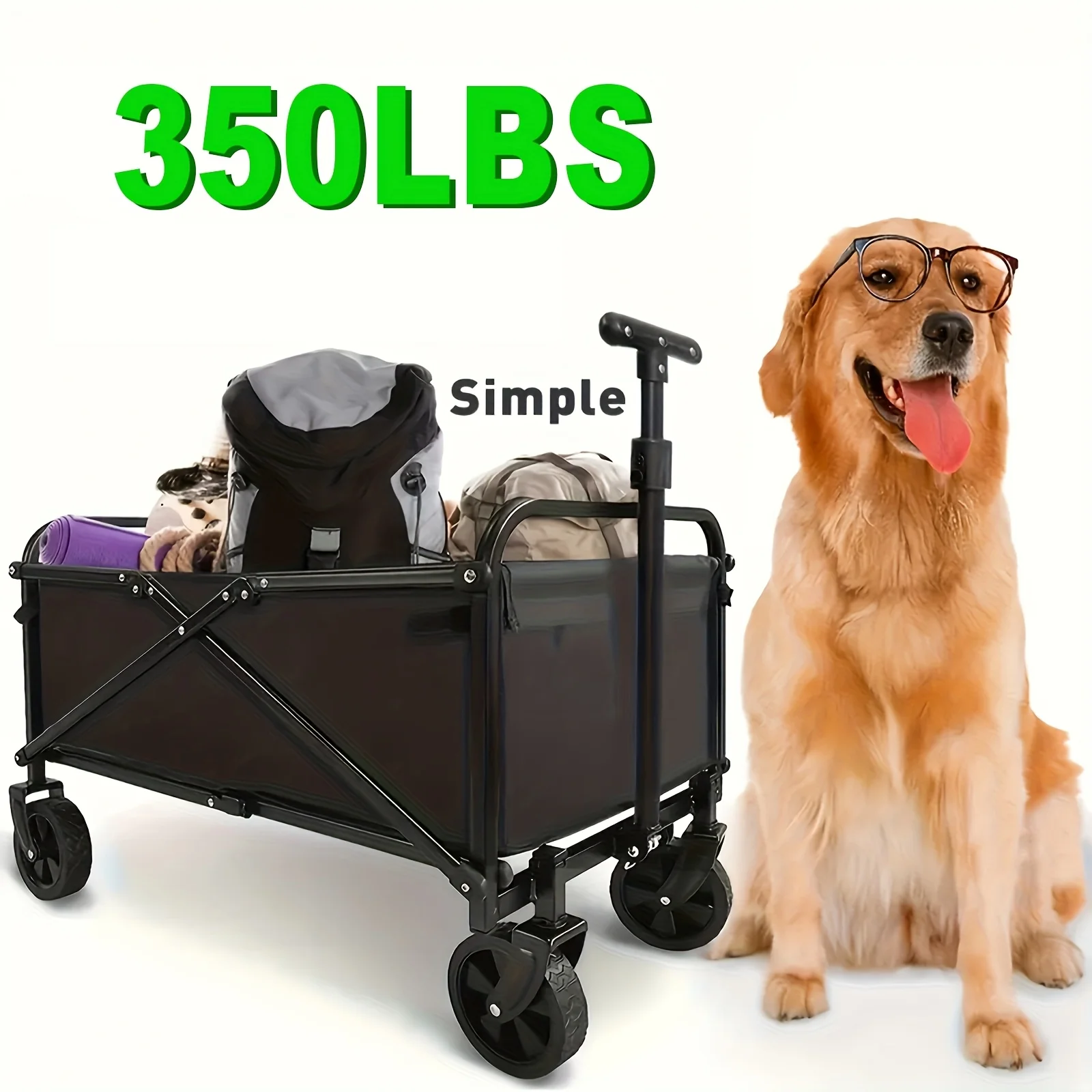 Nilight Foldable Wagon - 300lbs Collapsible Garden Carts with All Terrain Wheels for Outdoor Camping Sports Shopping Gardening
Nilight Foldable Wagon - 300lbs Collapsible Garden Carts with All Terrain Wheels for Outdoor Camping Sports Shopping Gardening