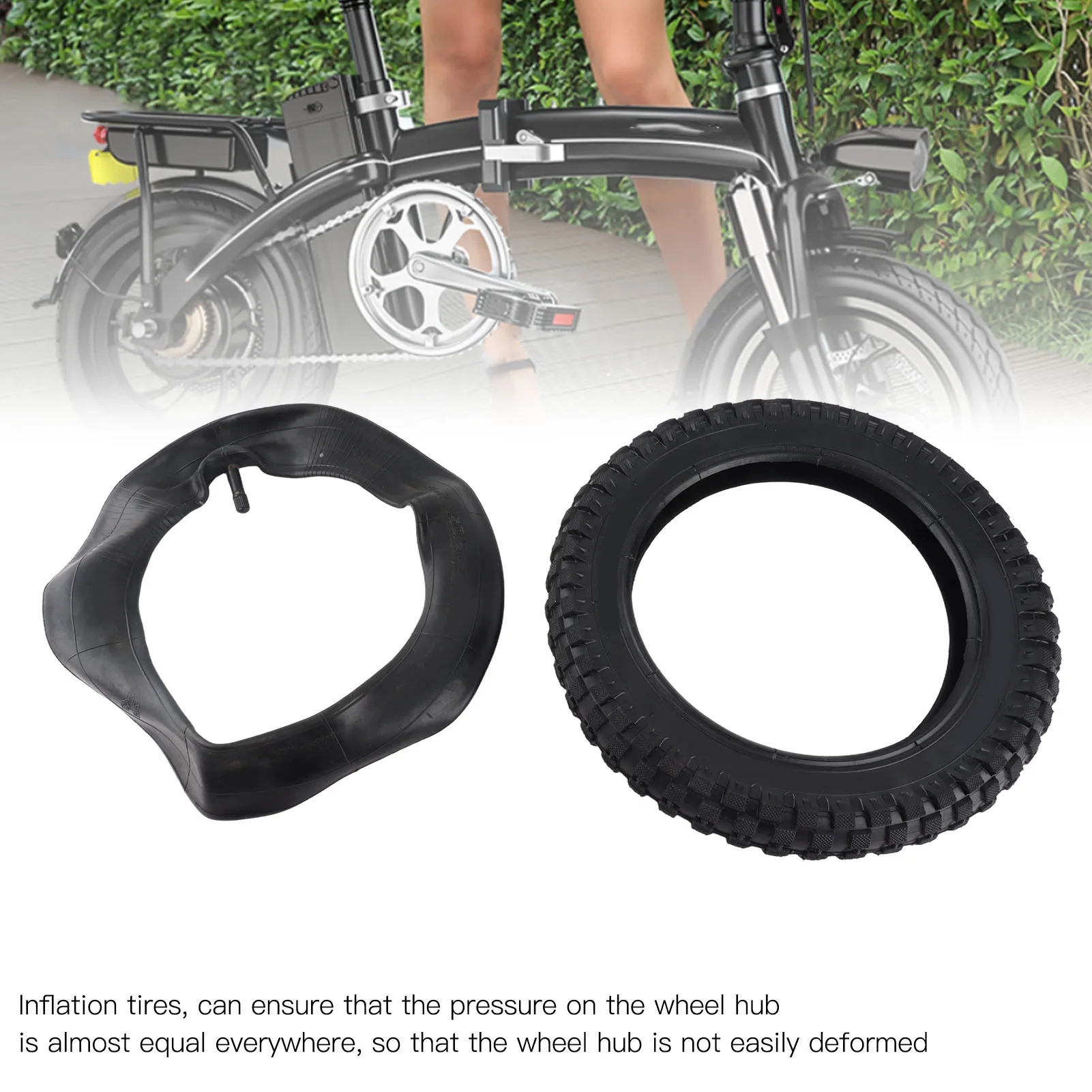 12 1/2x2.75 Electric Tire and Inner Tube Replacement Inflatable Rubber Tire E-Bike Tire Inflatable Tire and Inner Tube
12 1/2x2.75 Electric Tire and Inner Tube Replacement Inflatable Rubber Tire E-Bike Tire Inflatable Tire and Inner Tube