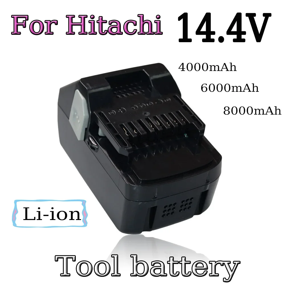 14.4V 8000mAH Li-ion Battery For Hitachi BSL1415 CR14DSL CJ14DSL BSL1430 BSL1440 DDS14DSL NP14DSL DS14DBL
14.4V 8000mAH Li-ion Battery For Hitachi BSL1415 CR14DSL CJ14DSL BSL1430 BSL1440 DDS14DSL NP14DSL DS14DBL