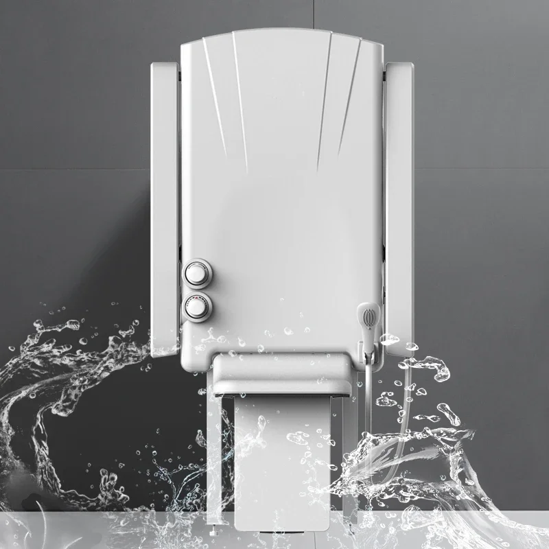 Sitting thermostatic shower Multifunctional wall-mounted seat bath for the elderly Bathing chair Folding armrest
Sitting thermostatic shower Multifunctional wall-mounted seat bath for the elderly Bathing chair Folding armrest