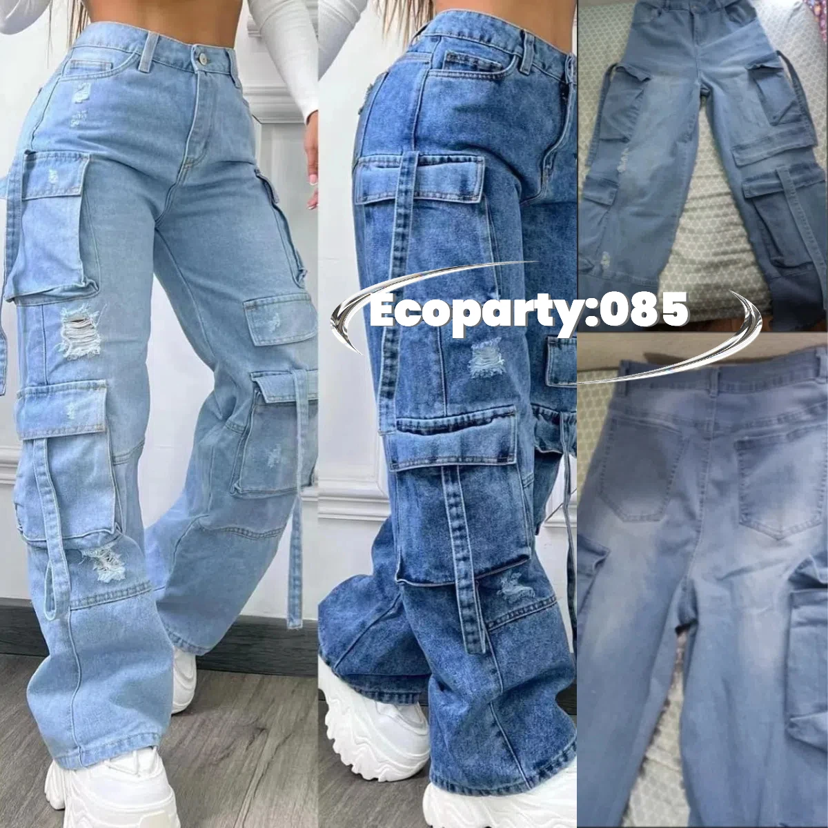 Fashionable Women Denim Trousers Solid Color Versatile Multi-pocket Casual Pants Large Size High Waist Jeans For Female 2025 New
Fashionable Women Denim Trousers Solid Color Versatile Multi-pocket Casual Pants Large Size High Waist Jeans For Female 2025 New