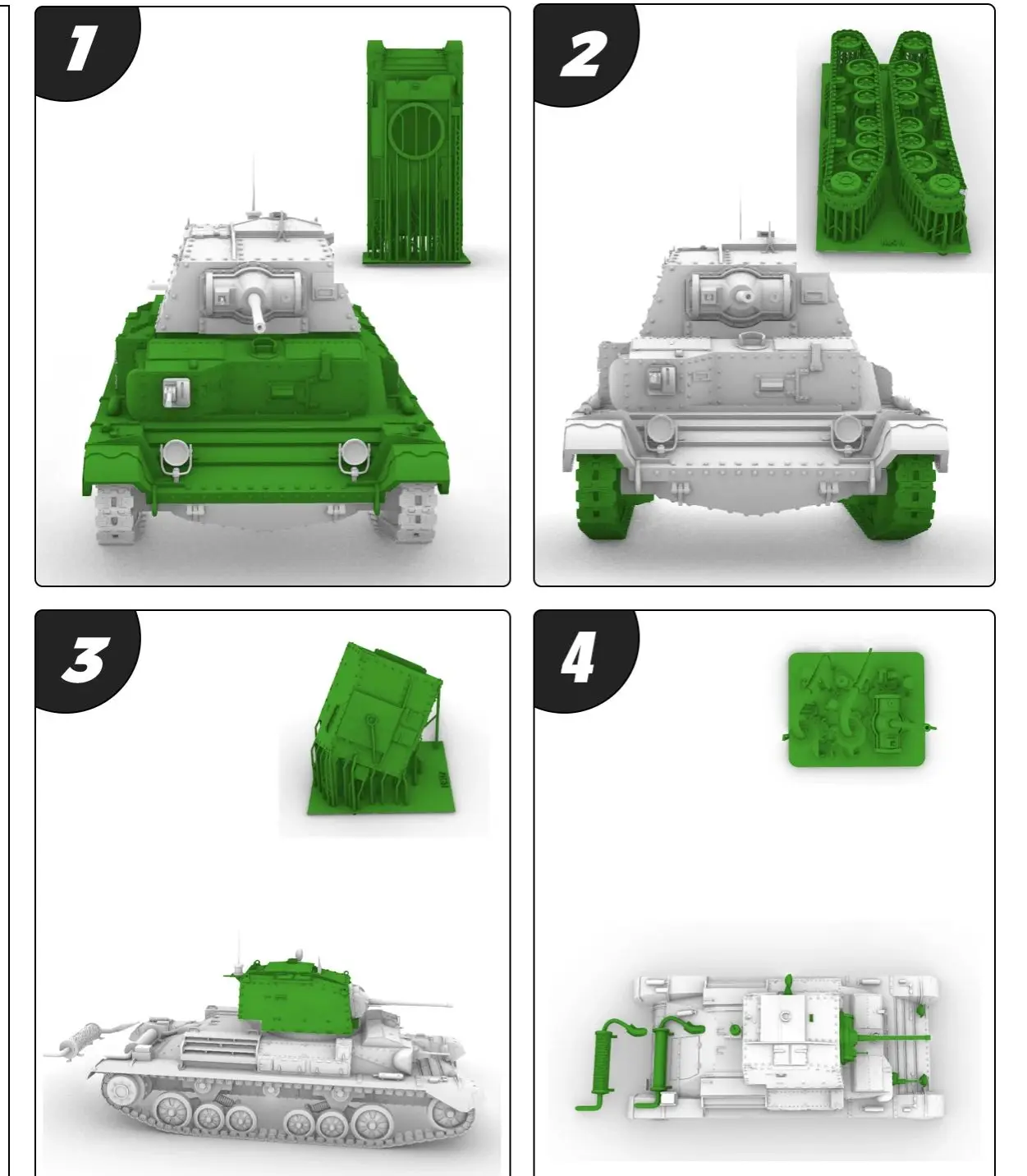British A10 Cruiser MkII Light Tank MRY-SFW SS561 1/72 1/35 1/48 1/144 25mm Military Model Kit
British A10 Cruiser MkII Light Tank MRY-SFW SS561 1/72 1/35 1/48 1/144 25mm Military Model Kit