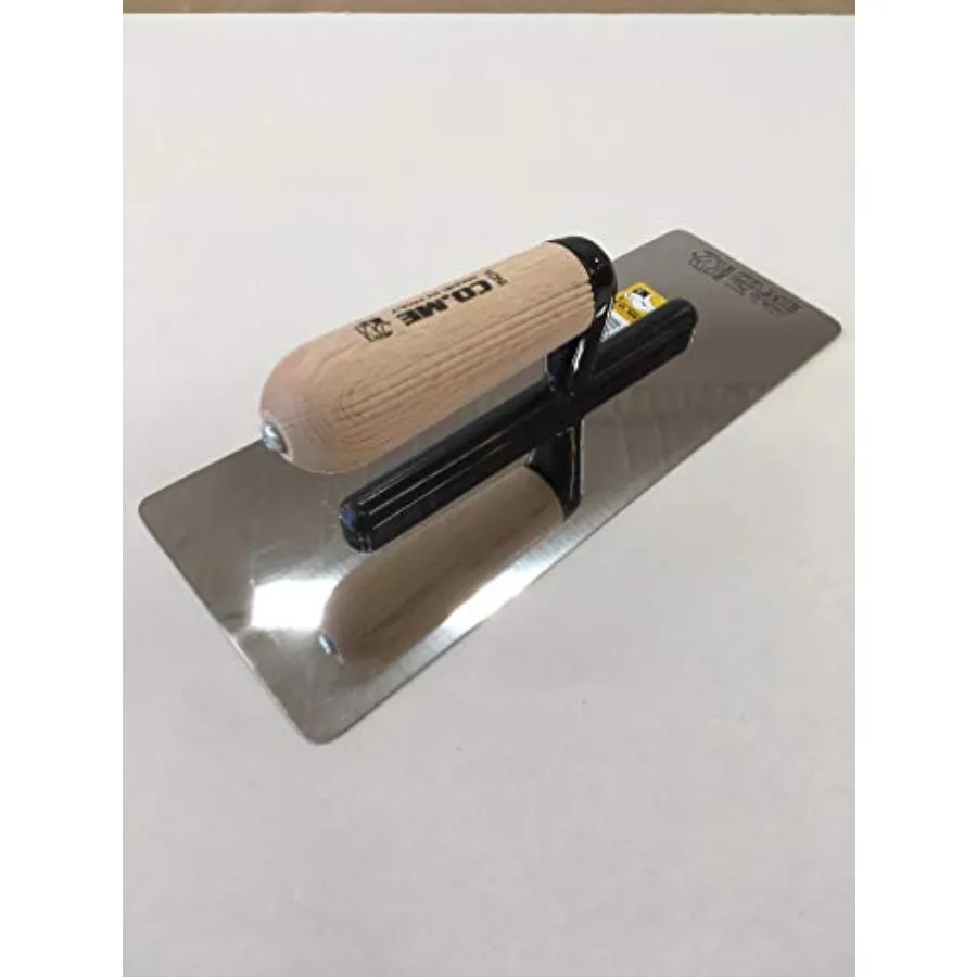 Venetian plaster application trowel, stainless steel, silver, large 280mmx120mm for smooth marmorino finishes
Venetian plaster application trowel, stainless steel, silver, large 280mmx120mm for smooth marmorino finishes