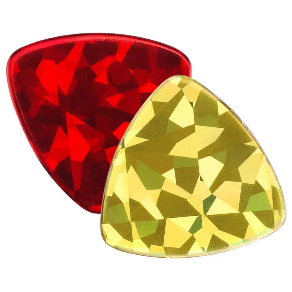2pcs Guitar Picks 0.96mm Thick Triangle Sparkling Design for Acoustic Electric Guitar Ukulele ABS Material Heavy Sensitivity
2pcs Guitar Picks 0.96mm Thick Triangle Sparkling Design for Acoustic Electric Guitar Ukulele ABS Material Heavy Sensitivity