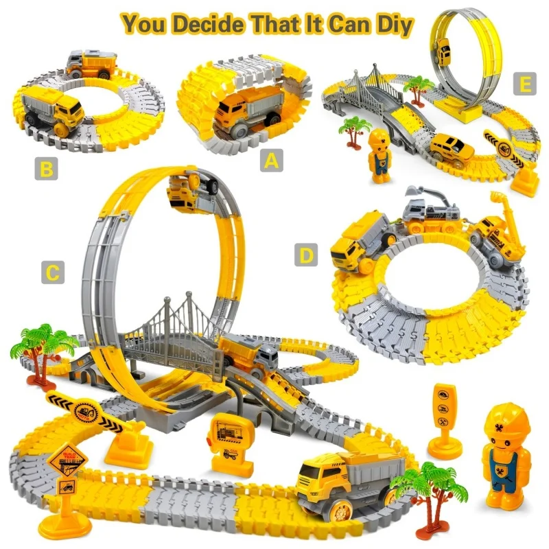 Track Car Train Toys Children Electric Track Toy Car Engineering Car Kids Educational Toys for Children Birthday Gift
Track Car Train Toys Children Electric Track Toy Car Engineering Car Kids Educational Toys for Children Birthday Gift