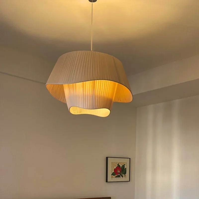 Fabric LED Pendant Light for Bedroom Home Decor Lamp Nordic Designer Hanging Lighting Suspension Decoration Chandelier Fixture
Fabric LED Pendant Light for Bedroom Home Decor Lamp Nordic Designer Hanging Lighting Suspension Decoration Chandelier Fixture