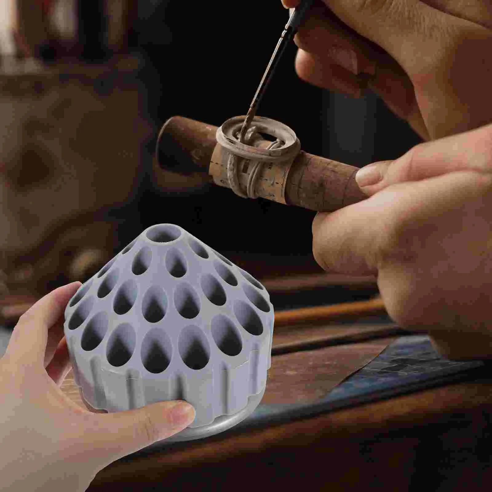 35-hole Storage Box Creative Jade Carving Tool Holder Prcatical Plastic Drill Pin Case drill case grinding bit storage box
35-hole Storage Box Creative Jade Carving Tool Holder Prcatical Plastic Drill Pin Case drill case grinding bit storage box