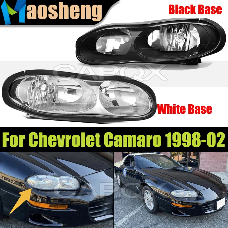 1Pair Black Or White Front Bumper Headlight Headlamp For Chevrolet Camaro 1998 1999 2000 2001 2002 Head Light Head Lamp
1Pair Black Or White Front Bumper Headlight Headlamp For Chevrolet Camaro 1998 1999 2000 2001 2002 Head Light Head Lamp