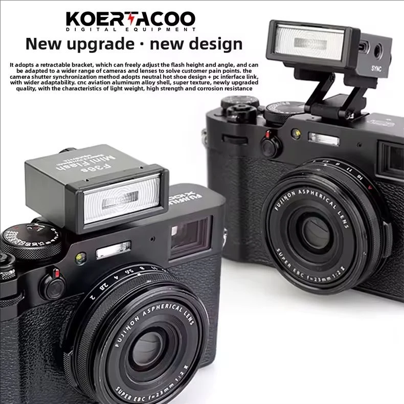 Мини-вспышка для камеры Koertacoo F36s Speedlite с кронштейном, растягивающаяся для камер Fuji/Sony/Nikon/Canon/Panasonic/Pentax
Мини-вспышка для камеры Koertacoo F36s Speedlite с кронштейном, растягивающаяся для камер Fuji/Sony/Nikon/Canon/Panasonic/Pentax 