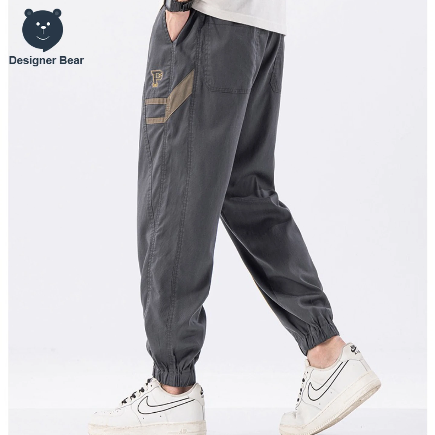 Spring Summer Men's Harem Cargo Pants Drawstring Elastic Waist Joggers Khaki Chino Casual Tapered Streetwear Work Twill Trousers
Spring Summer Men's Harem Cargo Pants Drawstring Elastic Waist Joggers Khaki Chino Casual Tapered Streetwear Work Twill Trousers