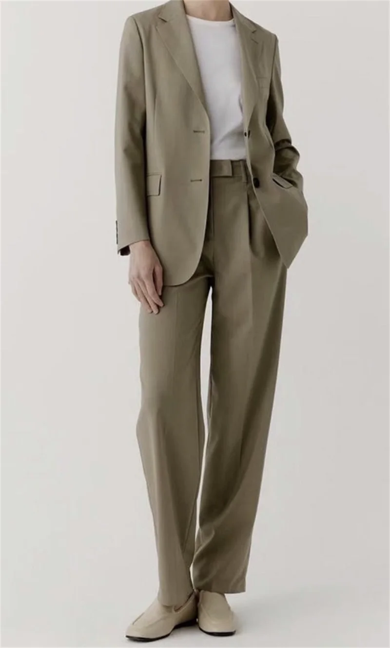 Designer Women Pants Suit Set 2 Pieces Blazer+Trousers Formal Office Lady Party Jacket Wedding Prom Dress Custom Made
Designer Women Pants Suit Set 2 Pieces Blazer+Trousers Formal Office Lady Party Jacket Wedding Prom Dress Custom Made