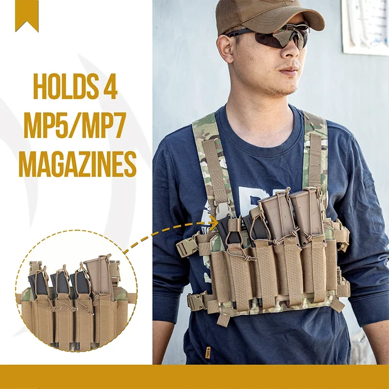 ONETIGRIS Tactical Magazine MOLLE Quad Magazine Pouches Clip Bag Vest MP5 Magazines Pouch Paintball Game Accessories
ONETIGRIS Tactical Magazine MOLLE Quad Magazine Pouches Clip Bag Vest MP5 Magazines Pouch Paintball Game Accessories