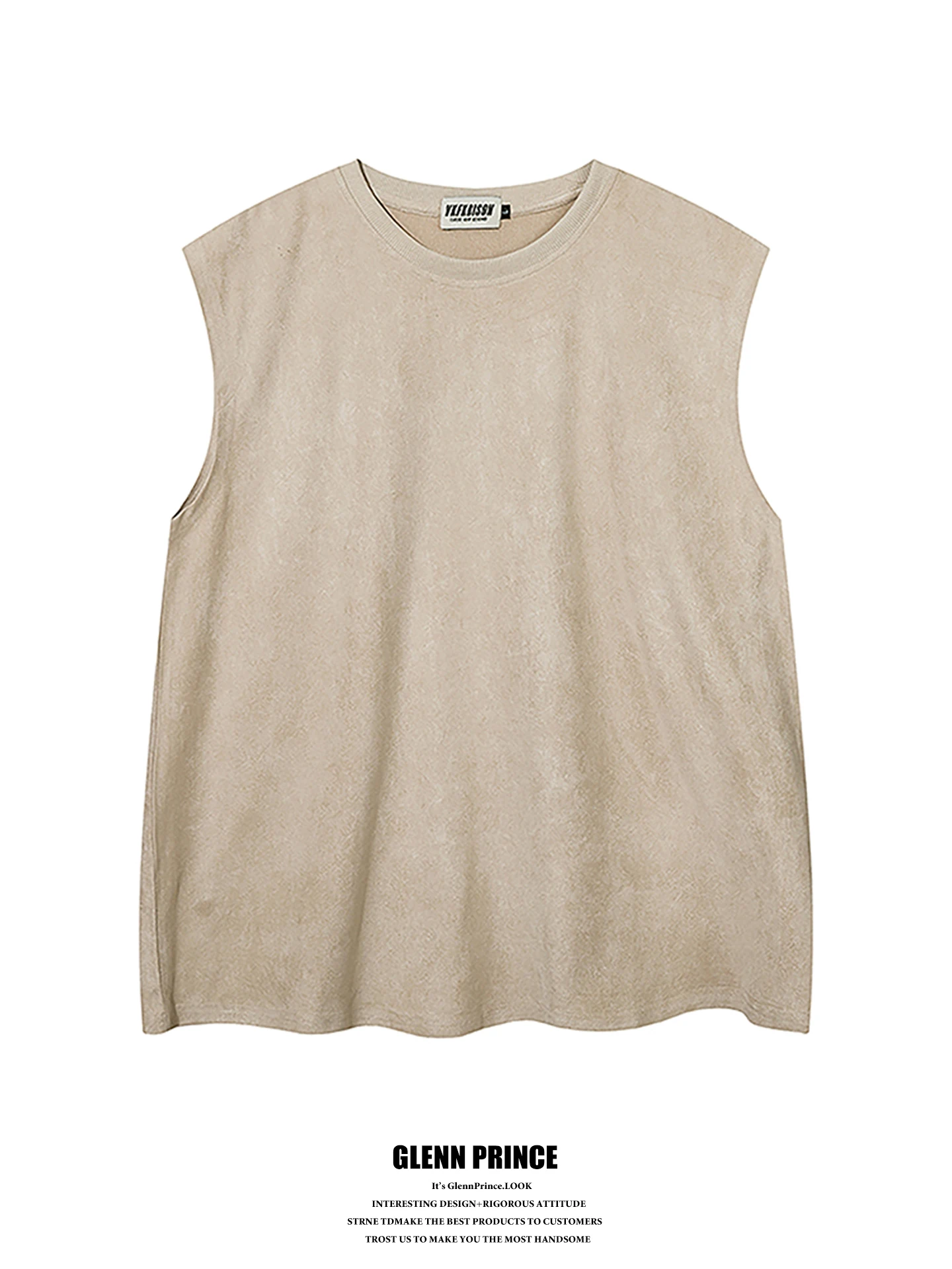 GPstudio American Retro Simple Suede Sports Vest Men Summer Trendy Handsome Shoulderless Sleeveless T-shirt Breathable
GPstudio American Retro Simple Suede Sports Vest Men Summer Trendy Handsome Shoulderless Sleeveless T-shirt Breathable