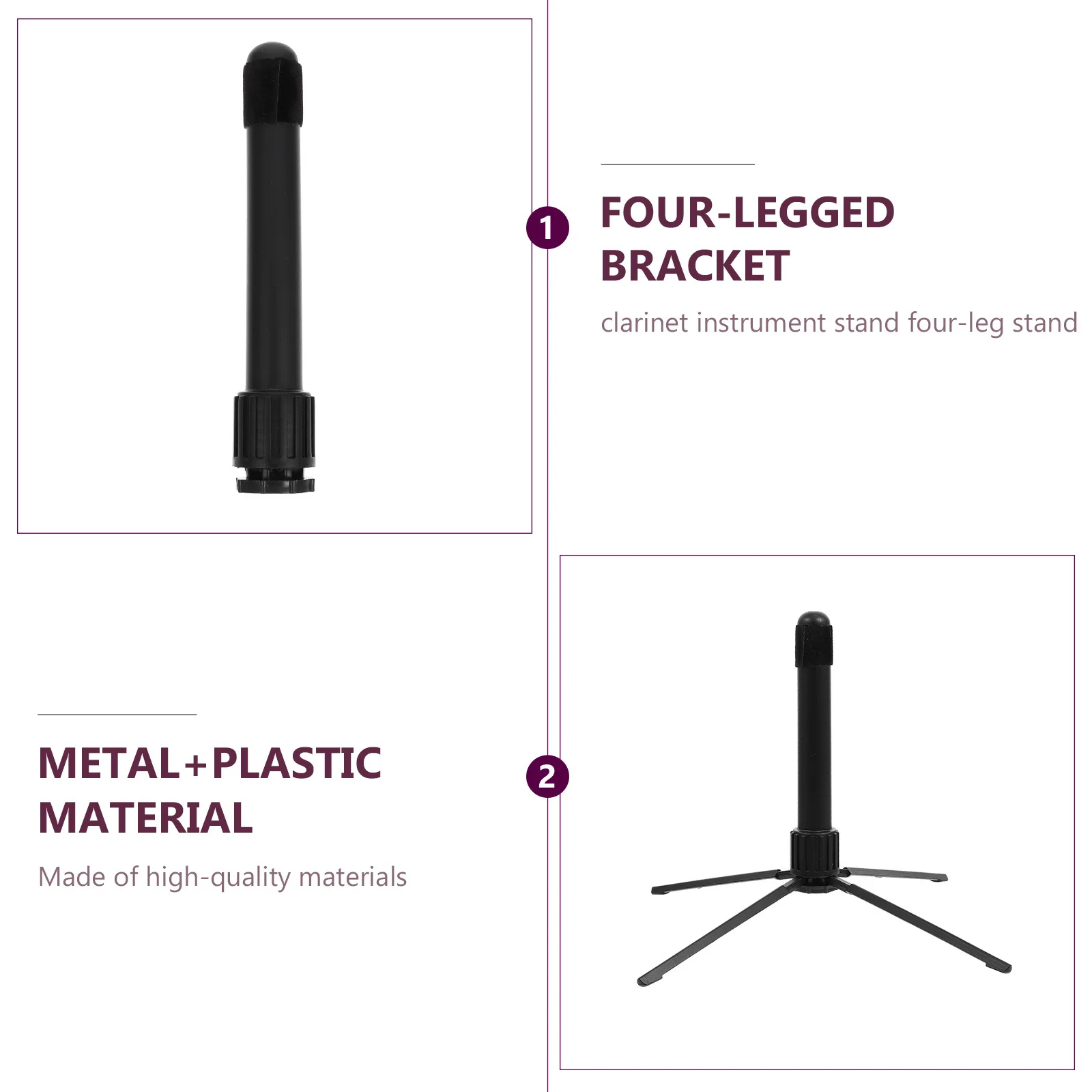 1Pcs Portable Flute Holder Foldable Four-Legged Clarinet Stand Musical Instrument Support Durable Black Portable Flute Stand
1Pcs Portable Flute Holder Foldable Four-Legged Clarinet Stand Musical Instrument Support Durable Black Portable Flute Stand