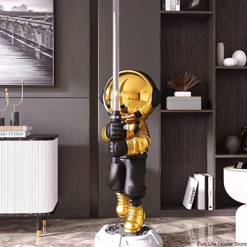 Large Floor-to-ceiling Living Room Decoration Lightsaber Astronaut Smart Light-emitting Bluetooth Speaker Home Decoration Gift
Large Floor-to-ceiling Living Room Decoration Lightsaber Astronaut Smart Light-emitting Bluetooth Speaker Home Decoration Gift
