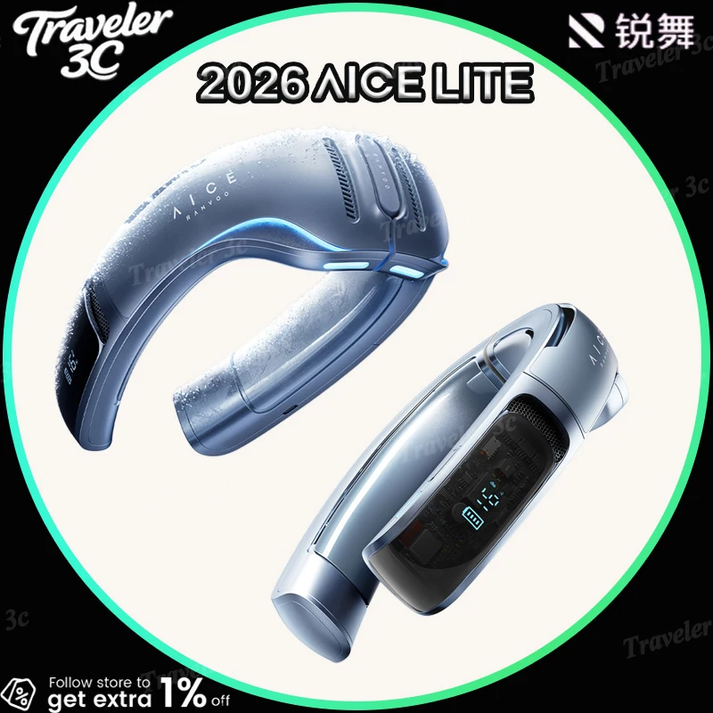 2026 NEW RANVOO Neck Air Conditioner Portable Mini Intelligent Cooling Fan Tec Semiconductor Cooling For Outdoor Travel Use
2026 NEW RANVOO Neck Air Conditioner Portable Mini Intelligent Cooling Fan Tec Semiconductor Cooling For Outdoor Travel Use
