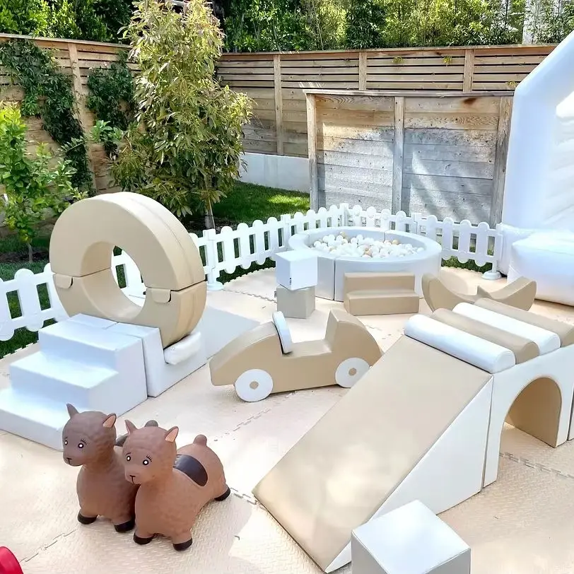 Brown Toddler Soft Play Playground Area Equipment Custom Birthday Party Commercial Rental Indoor Commercial Kids Soft Play Sets
Brown Toddler Soft Play Playground Area Equipment Custom Birthday Party Commercial Rental Indoor Commercial Kids Soft Play Sets