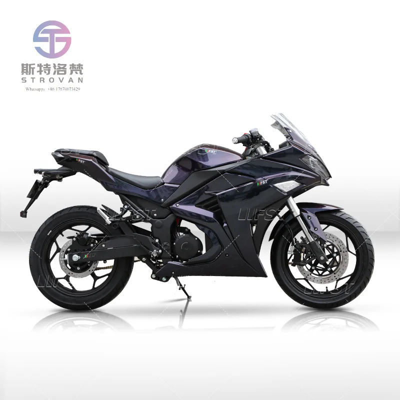 4000w Mid-drive Chain Electric Motorcycle Speed 110km/h Range 150km Racing Motorcycles Powerful Sportsbike Other Motorcycles
4000w Mid-drive Chain Electric Motorcycle Speed 110km/h Range 150km Racing Motorcycles Powerful Sportsbike Other Motorcycles