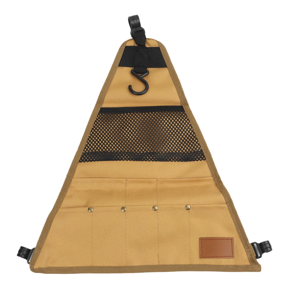 Roll up outdoor picnic tableware storage bag 900D Oxford cloth brown multi pocket organizer for camping barbecue RV and fishing
Roll up outdoor picnic tableware storage bag 900D Oxford cloth brown multi pocket organizer for camping barbecue RV and fishing