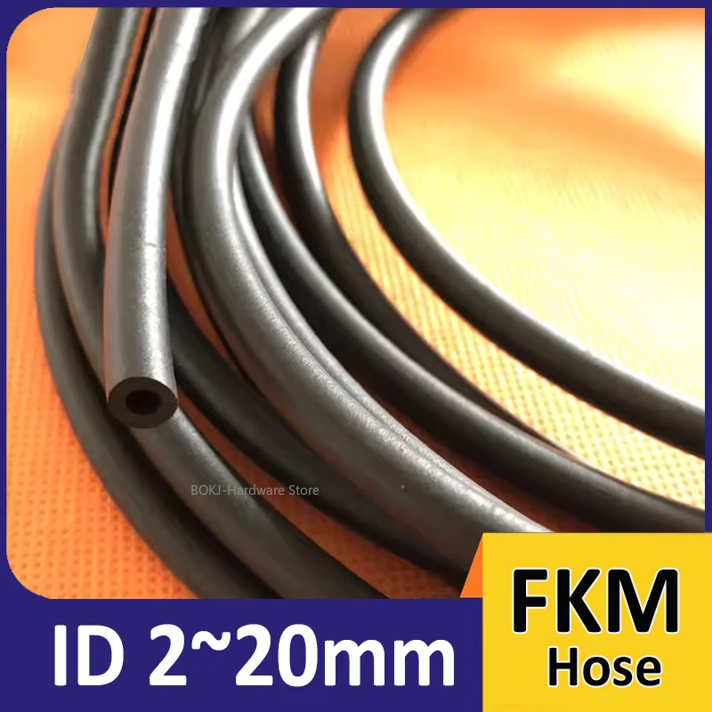 Fluororubber Hose High temperature corrosion and oil resistance FKM pipe Black ID 3mm, 4mm, 5mm, 6mm~20mm
Fluororubber Hose High temperature corrosion and oil resistance FKM pipe Black ID 3mm, 4mm, 5mm, 6mm~20mm
