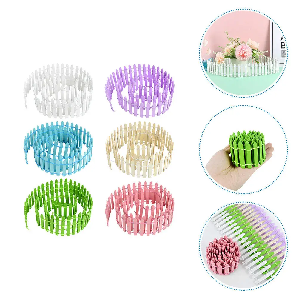 6Pcs Miniature Wooden Fence Ornaments Small Garden Fence Decorative Micro Landscape Fences DIY Craft Outdoor Garden Decors
6Pcs Miniature Wooden Fence Ornaments Small Garden Fence Decorative Micro Landscape Fences DIY Craft Outdoor Garden Decors