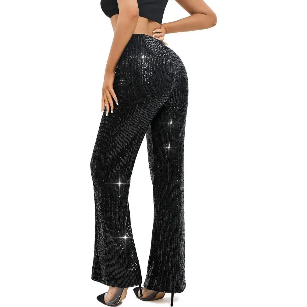 Women High Waist Sparkling Pants Wide-leg Pants Sequin Bling Party Slacks Women's High Waist Wide Leg Trousers for Glitter Night
Women High Waist Sparkling Pants Wide-leg Pants Sequin Bling Party Slacks Women's High Waist Wide Leg Trousers for Glitter Night