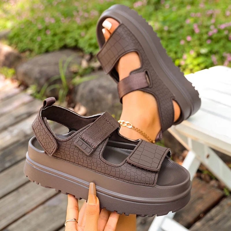 Thick-soled Slip-on Ankle Strap Waterproof Platform Fashionable Multi-purpose Comfortable Anti-slip Breathable Women's Sandals
Thick-soled Slip-on Ankle Strap Waterproof Platform Fashionable Multi-purpose Comfortable Anti-slip Breathable Women's Sandals