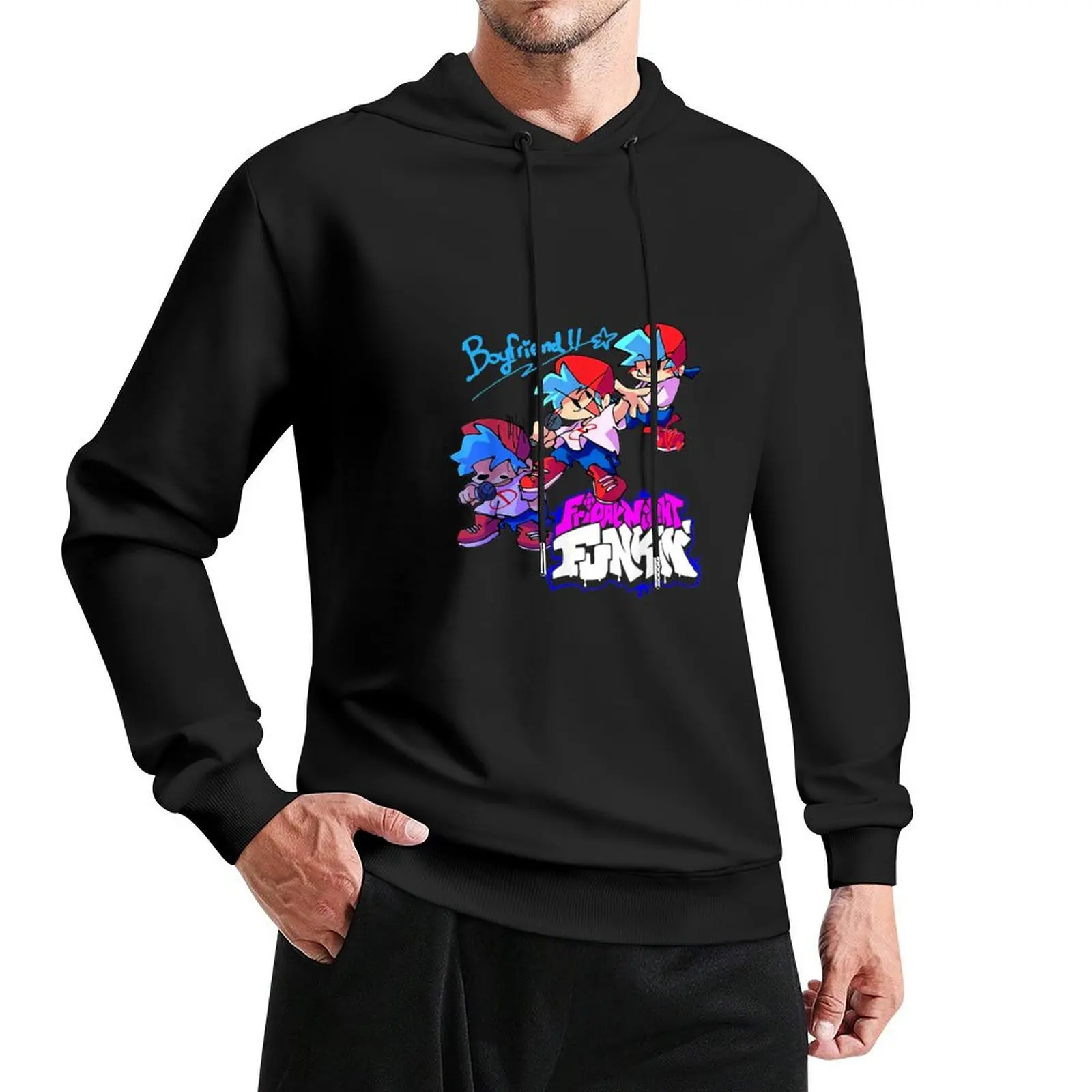 Friday Night Funkin Boyfriend Pullover Hoodie anime clothing autumn jacket men new in hoodies & sweat-shirt
Friday Night Funkin Boyfriend Pullover Hoodie anime clothing autumn jacket men new in hoodies & sweat-shirt