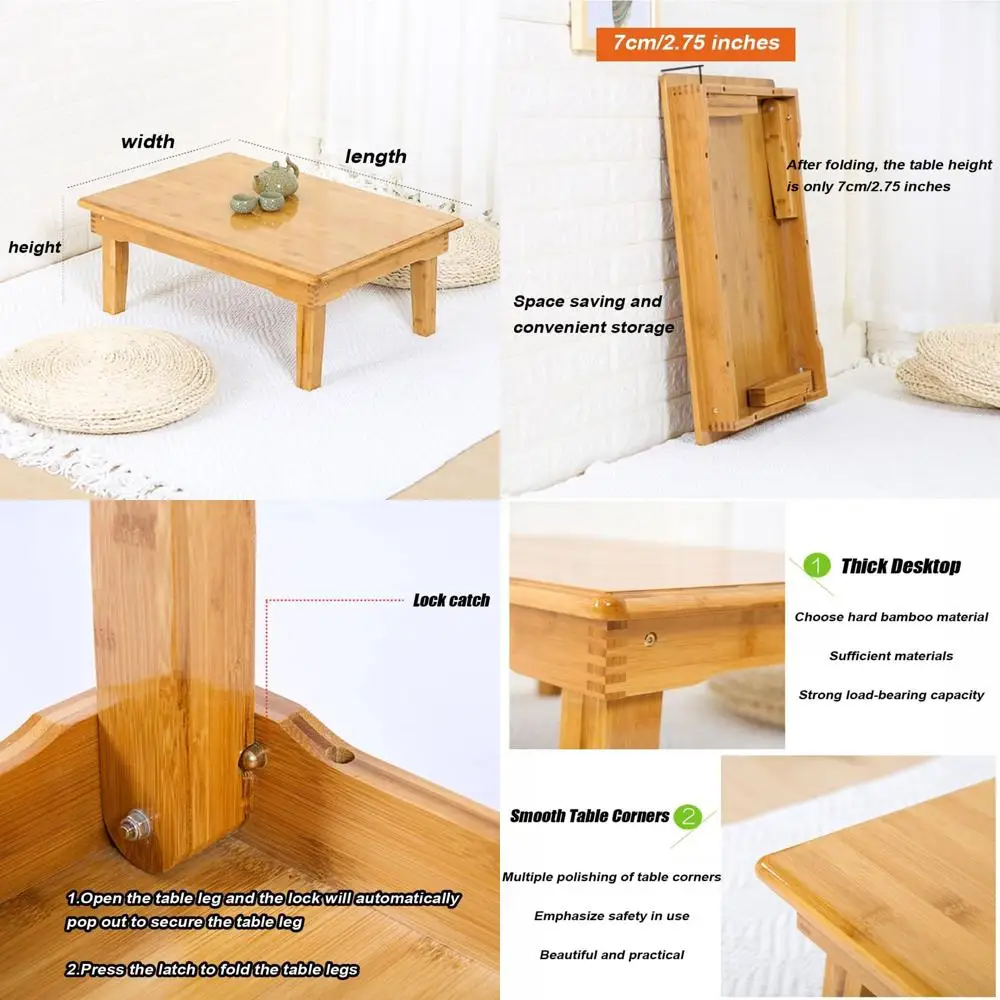 Vintage Bamboo Square Table, Japanese-Inspired, Multipurpose Low Table for Home Use
Vintage Bamboo Square Table, Japanese-Inspired, Multipurpose Low Table for Home Use