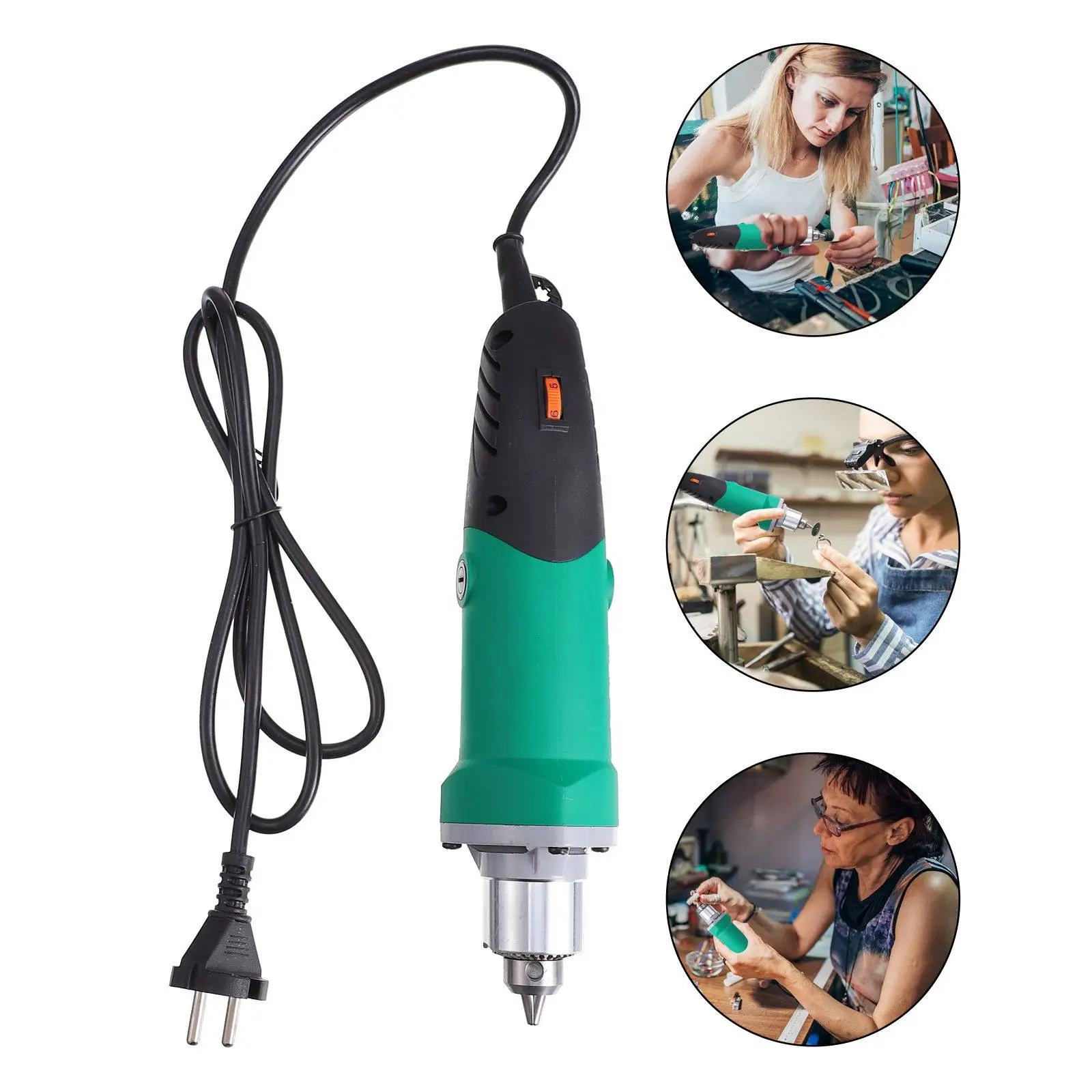 500W Professional Electric Engraving Grinder Rotary Tool 35000Rpm 6-Level Speed Control 0.3-65Mm Drill Chuck Grinding Machine
500W Professional Electric Engraving Grinder Rotary Tool 35000Rpm 6-Level Speed Control 0.3-65Mm Drill Chuck Grinding Machine