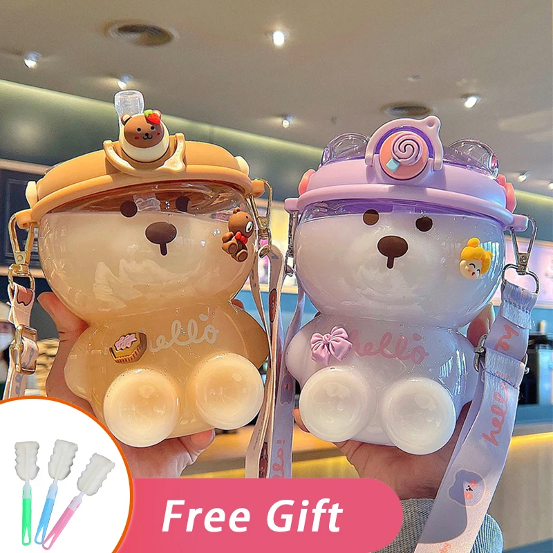 Kawaii Kids Tumbler With Straw Portable Sport Drink Cups Wholesale 1L Water Bottle For Girls Free Shipping Items Cute Travel Mug
Kawaii Kids Tumbler With Straw Portable Sport Drink Cups Wholesale 1L Water Bottle For Girls Free Shipping Items Cute Travel Mug