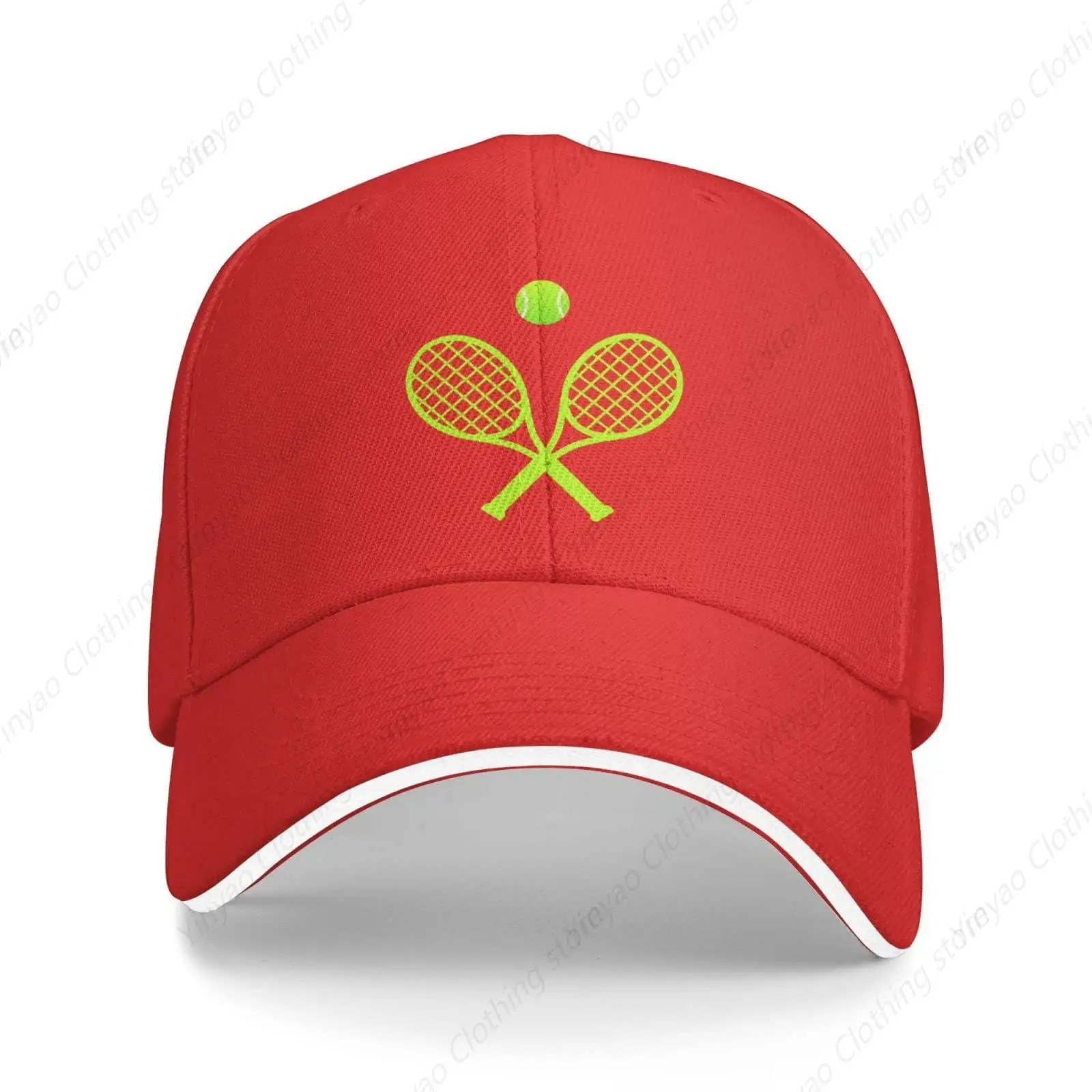 Tennis racket outdoor sports sandwich duckbill cap adjustable fun baseball cap sun shading truck cap
Tennis racket outdoor sports sandwich duckbill cap adjustable fun baseball cap sun shading truck cap