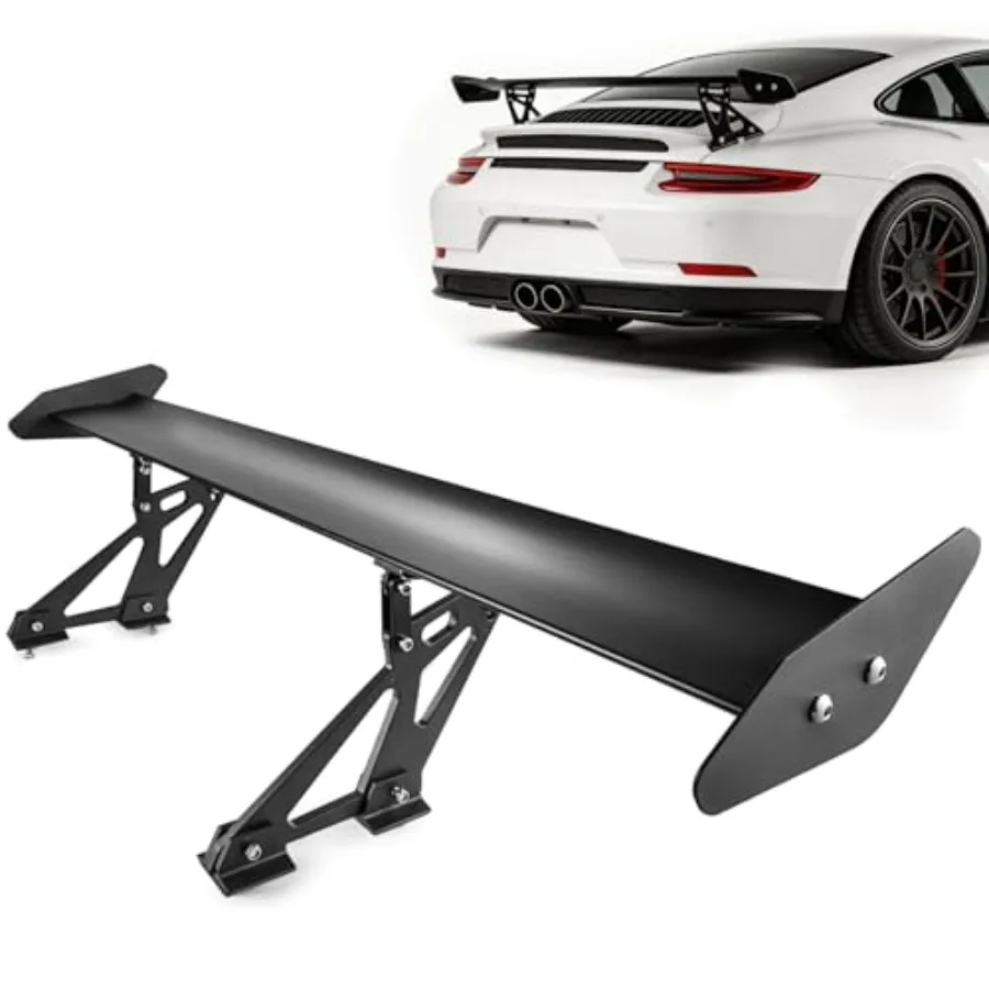 GT Wing Spoiler 43.3inch - Universal Car Rear Spoiler Wing Lightweight Aluminum Racing Spoiler Trunk Spoiler Black Angel Adjust
GT Wing Spoiler 43.3inch - Universal Car Rear Spoiler Wing Lightweight Aluminum Racing Spoiler Trunk Spoiler Black Angel Adjust