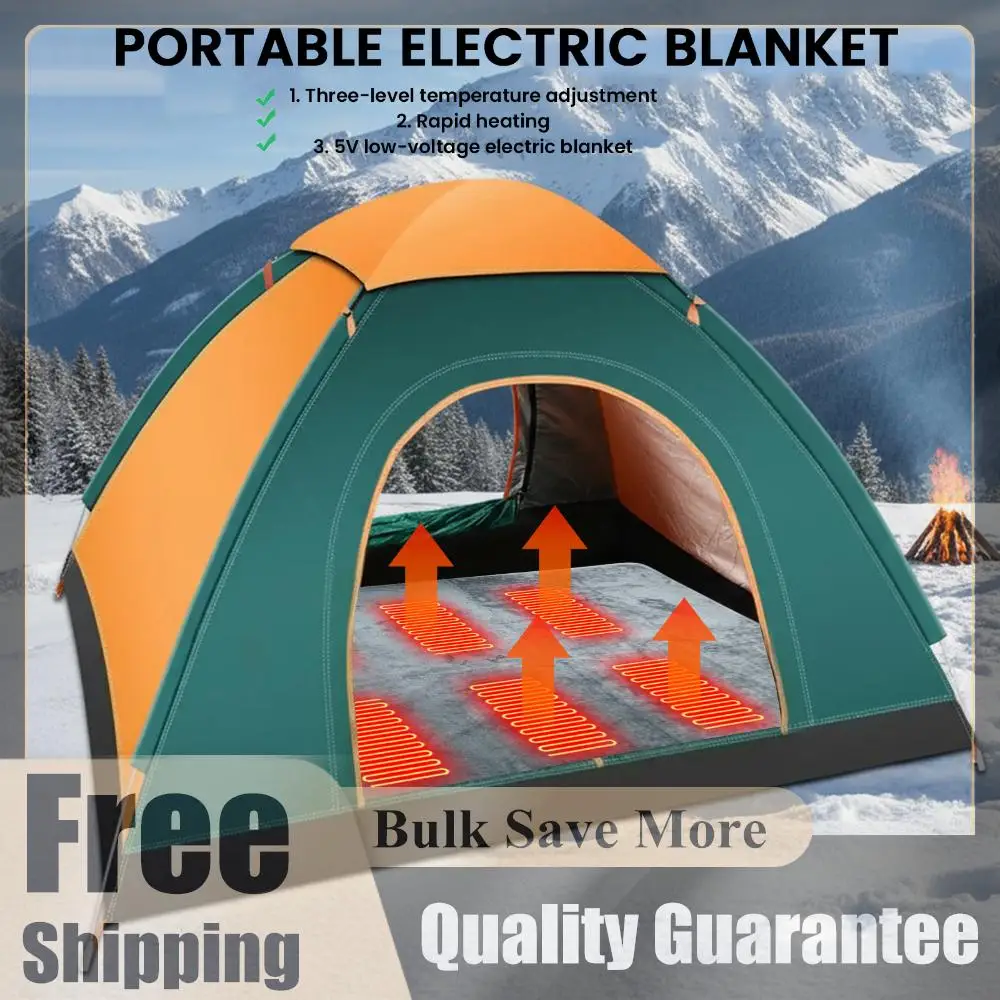 USB-нагревательный спальный коврик с регулируемой температурой, портативный спальный коврик для кемпинга, электрический теплый коврик для кемпинга, пикник на открытом воздухе
USB-нагревательный спальный коврик с регулируемой температурой, портативный спальный коврик для кемпинга, электрический теплый коврик для кемпинга, пикник на открытом воздухе