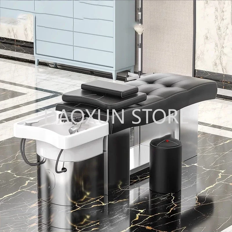 Water Circulation Shampoo Chair Therapy Steam Shower Head Hair Salon Equipment Chair Stylist Behandelstoel Furniture MQ50SC
Water Circulation Shampoo Chair Therapy Steam Shower Head Hair Salon Equipment Chair Stylist Behandelstoel Furniture MQ50SC