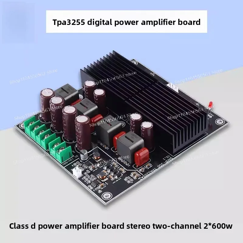 Двухканальная Hi-Fi плата усилителя класса D на TPA3255, DIY стереомодуль 600Вт+600Вт
Двухканальная Hi-Fi плата усилителя класса D на TPA3255, DIY стереомодуль 600Вт+600Вт